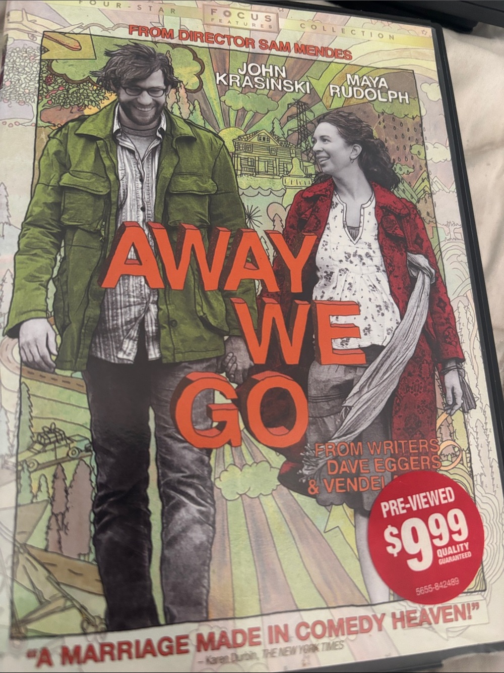 Away We Go DVD - directed by Sam Mendes